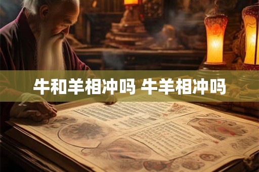 牛和羊相冲吗 牛羊相冲吗