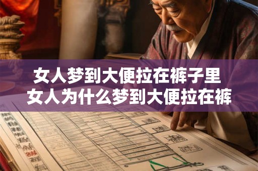 女人梦到大便拉在裤子里 女人为什么梦到大便拉在裤子里