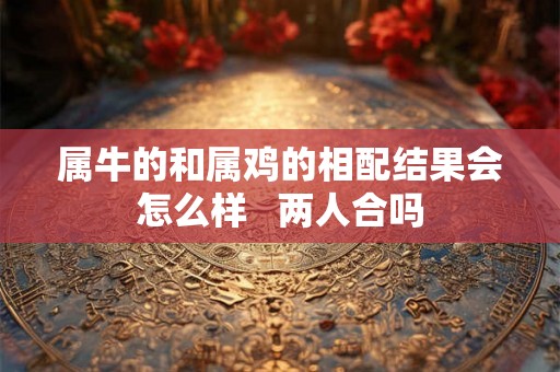 属牛的和属鸡的相配结果会怎么样   两人合吗