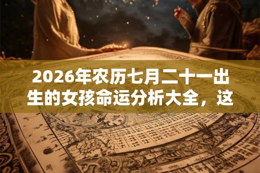 2026年农历七月二十一出生的女孩命运分析大全，这天出生好吗？