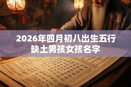 2026年四月初八出生五行缺土男孩女孩名字 2026年四月初八出生五行缺土男孩女孩名字