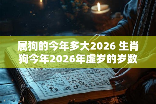 属狗的今年多大2026 生肖狗今年2026年虚岁的岁数