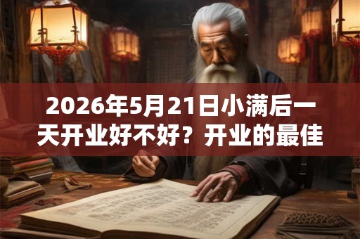 2026年5月21日小满后一天开业好不好?开业的最佳时间? 2026年5月21日小满后一天开业好不好?开业的最佳时间?