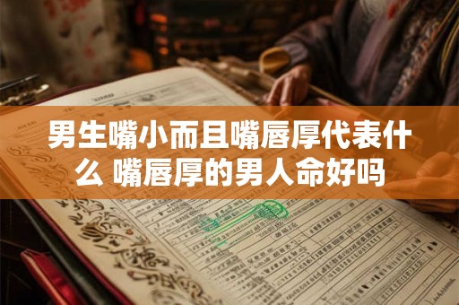 男生嘴小而且嘴唇厚代表什么 嘴唇厚的男人命好吗