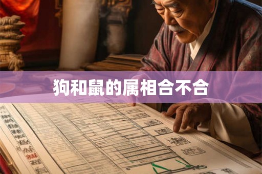 狗和鼠的属相合不合