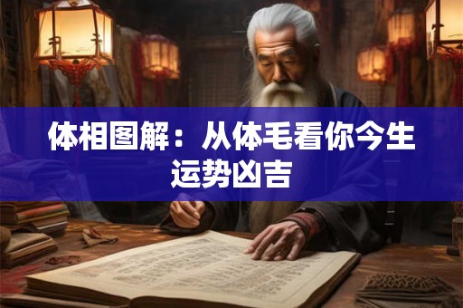 体相图解：从体毛看你今生运势凶吉