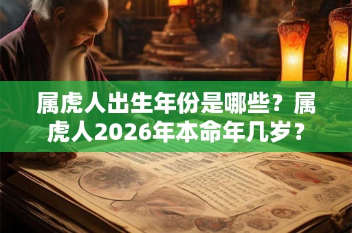 属虎人出生年份是哪些？属虎人2026年本命年几岁？