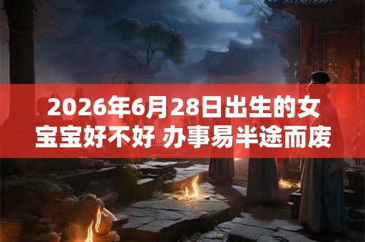 2026年6月28日出生的女宝宝好不好 办事易半途而废
