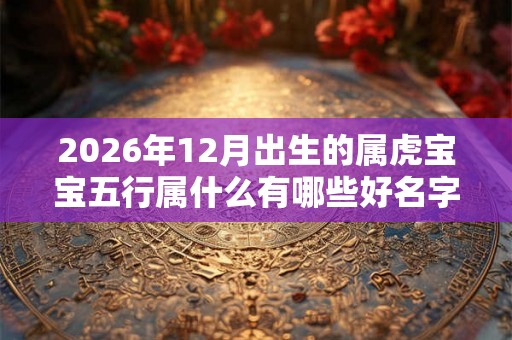 2026年12月出生的属虎宝宝五行属什么有哪些好名字推荐 2026年12月出生的属虎宝宝五行属什么有哪些好名字推荐