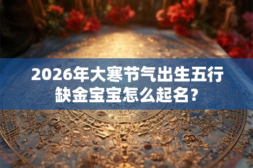 2026年大寒节气出生五行缺金宝宝怎么起名？
