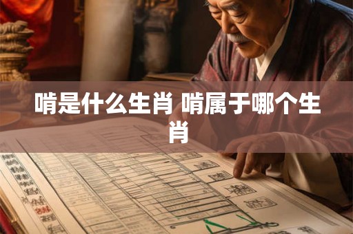 啃是什么生肖 啃属于哪个生肖