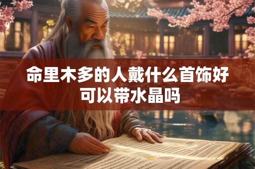 命里木多的人戴什么首饰好 可以带水晶吗