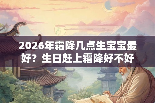 2026年霜降几点生宝宝最好？生日赶上霜降好不好