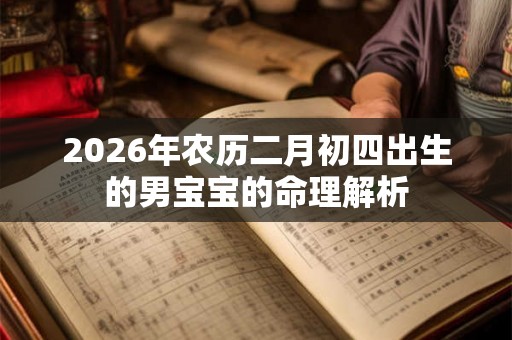 2026年农历二月初四出生的男宝宝的命理解析