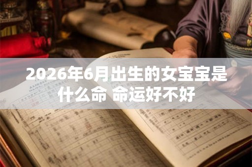 2026年6月出生的女宝宝是什么命 命运好不好