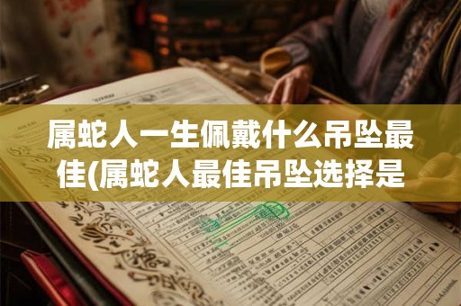 属蛇人一生佩戴什么吊坠最佳(属蛇人最佳吊坠选择是什么？)