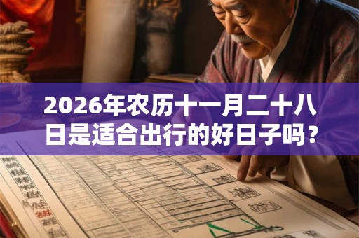2026年农历十一月二十八日是适合出行的好日子吗？
