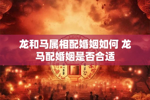 龙和马属相配婚姻如何 龙马配婚姻是否合适