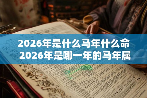 2026年是什么马年什么命 2026年是哪一年的马年属什么命