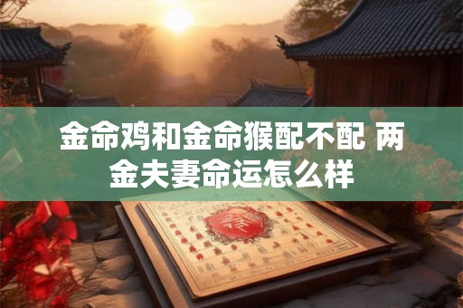金命鸡和金命猴配不配 两金夫妻命运怎么样