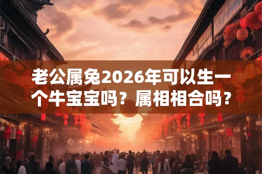 老公属兔2026年可以生一个牛宝宝吗？属相相合吗？