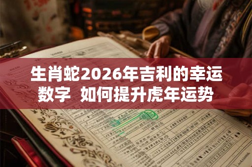 生肖蛇2026年吉利的幸运数字  如何提升虎年运势