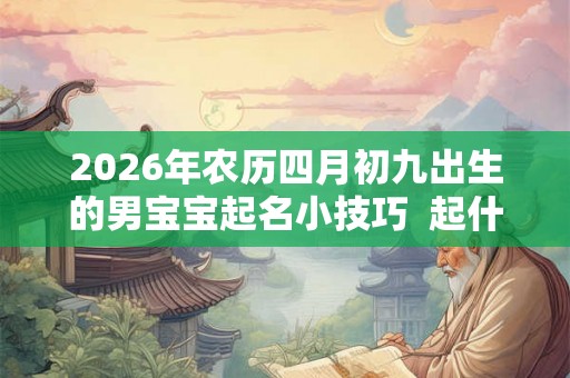 2026年农历四月初九出生的男宝宝起名小技巧  起什么名字寓意最好