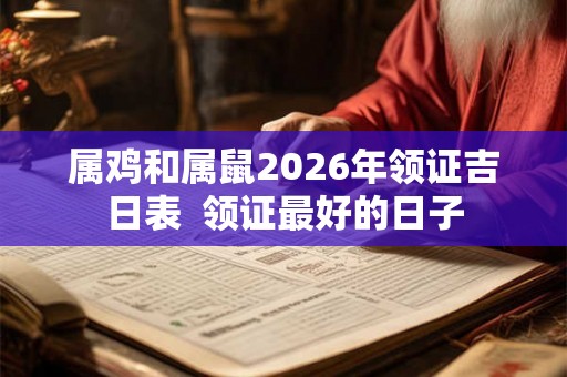 属鸡和属鼠2026年领证吉日表  领证最好的日子