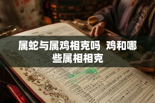 属蛇与属鸡相克吗  鸡和哪些属相相克