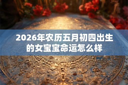 2026年农历五月初四出生的女宝宝命运怎么样