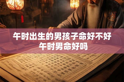 午时出生的男孩子命好不好 午时男命好吗