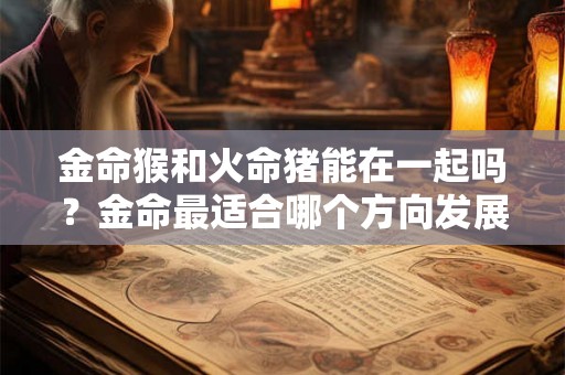 金命猴和火命猪能在一起吗？金命最适合哪个方向发展？