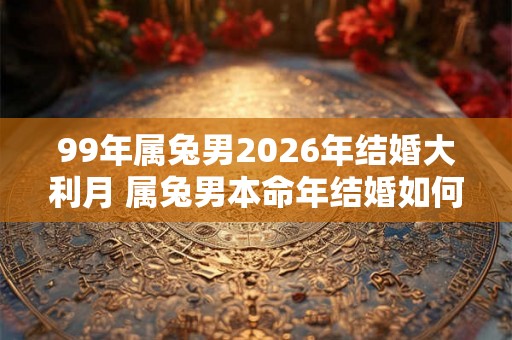 99年属兔男2026年结婚大利月 属兔男本命年结婚如何选择月份 99年属兔男2026年结婚大利月 属兔男本命年结婚如何选择月份