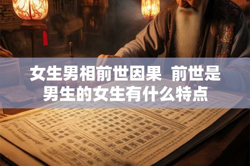 女生男相前世因果  前世是男生的女生有什么特点