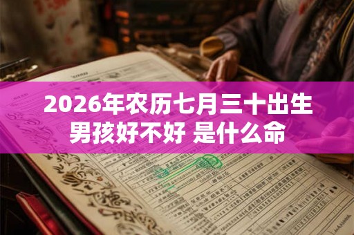 2026年农历七月三十出生男孩好不好 是什么命 2026年农历七月三十出生男孩好不好 是什么命
