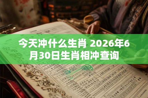 今天冲什么生肖 2026年6月30日生肖相冲查询 今天冲什么生肖 2026年6月30日生肖相冲查询
