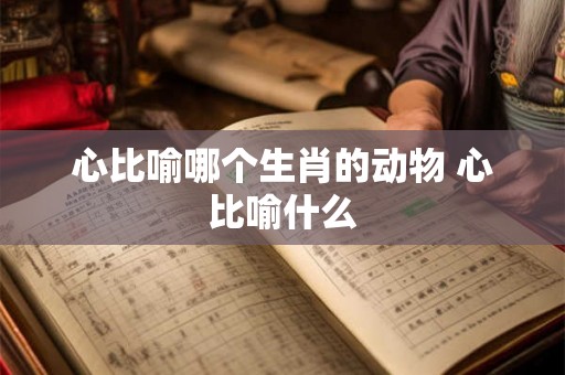 心比喻哪个生肖的动物 心比喻什么
