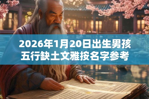 2026年1月20日出生男孩五行缺土文雅按名字参考