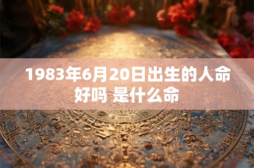 1983年6月20日出生的人命好吗 是什么命