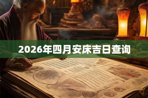 2026年四月安床吉日查询