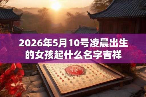 2026年5月10号凌晨出生的女孩起什么名字吉祥 2026年5月10号凌晨出生的女孩起什么名字吉祥