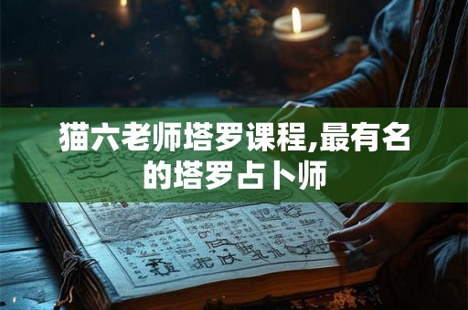 猫六老师塔罗课程,最有名的塔罗占卜师