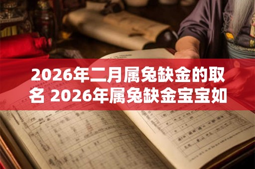 2026年二月属兔缺金的取名 2026年属兔缺金宝宝如何取名