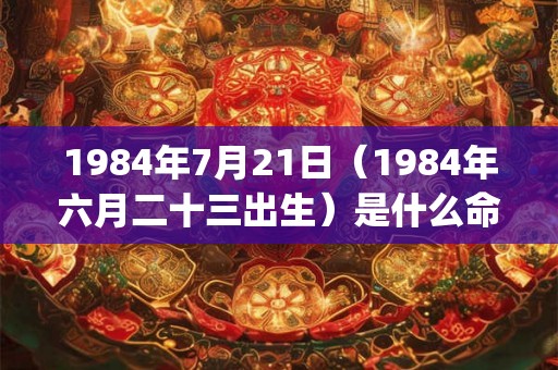 1984年7月21日（1984年六月二十三出生）是什么命_命运如何