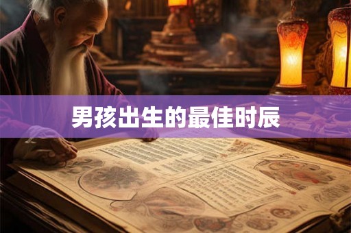 男孩出生的最佳时辰