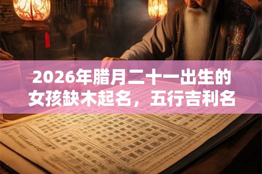 2026年腊月二十一出生的女孩缺木起名，五行吉利名字推荐