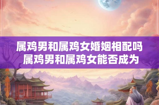 属鸡男和属鸡女婚姻相配吗 属鸡男和属鸡女能否成为婚姻中的相容之对 属鸡男和属鸡女婚姻相配吗 属鸡男和属鸡女能否成为婚姻中的相容之对