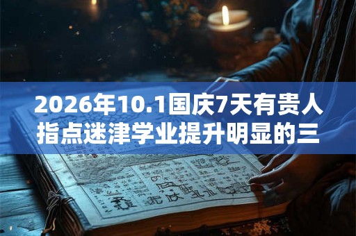 2026年10.1国庆7天有贵人指点迷津学业提升明显的三大生肖 2026年10.1国庆7天有贵人指点迷津学业提升明显的三大生肖
