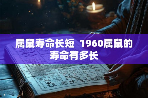 属鼠寿命长短  1960属鼠的寿命有多长