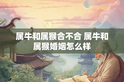 属牛和属猴合不合 属牛和属猴婚姻怎么样